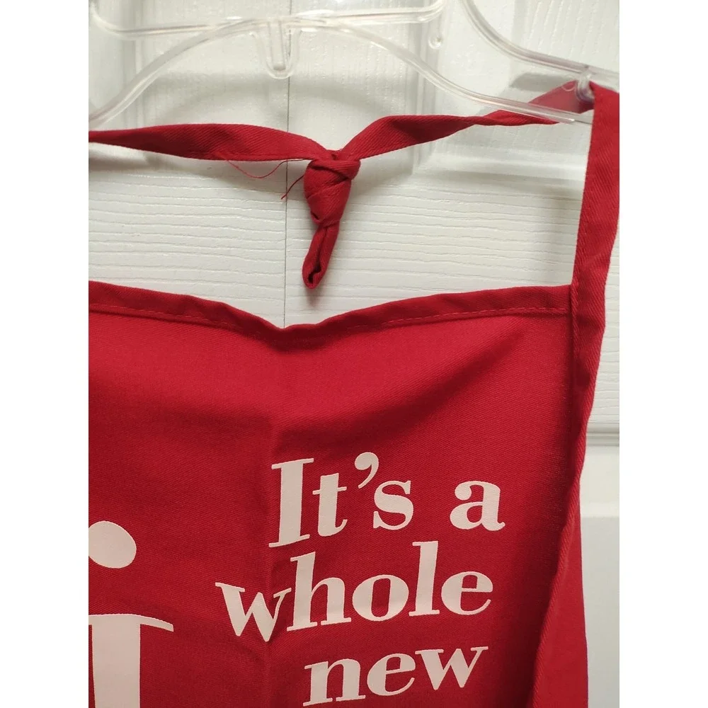 Joy Of Cooking Red White Apron